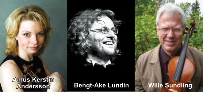 Amus Kerstin Andersson, Bengt-Åke Lundin och Wille Sundling