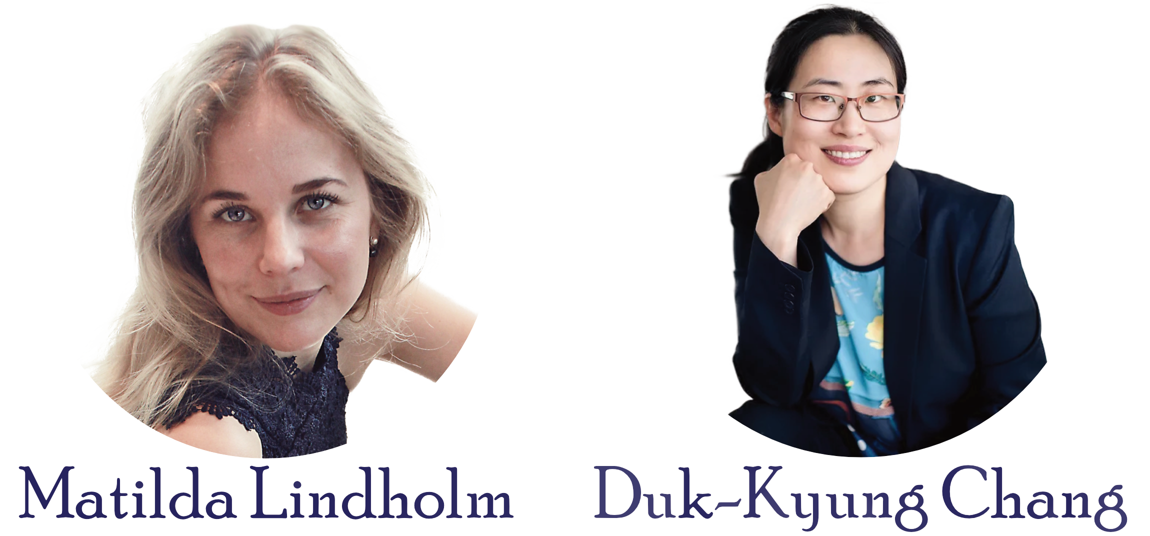 Matilda Lindholm och Duk-Kyung Chang